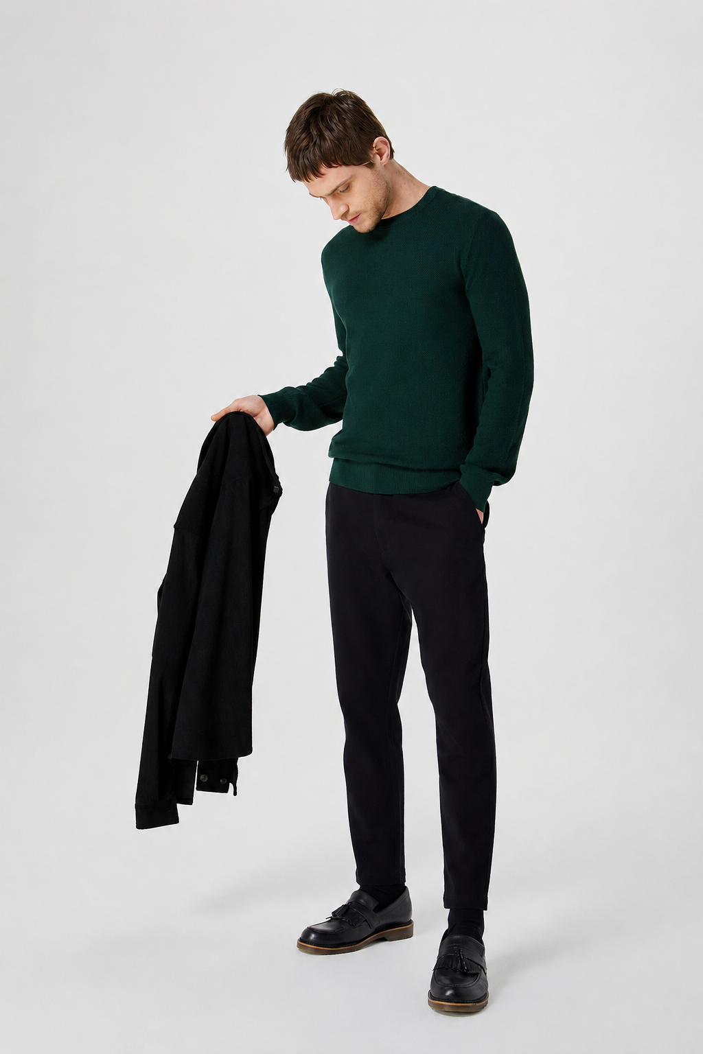 Suéter Hering Tricot Masculino - Verde