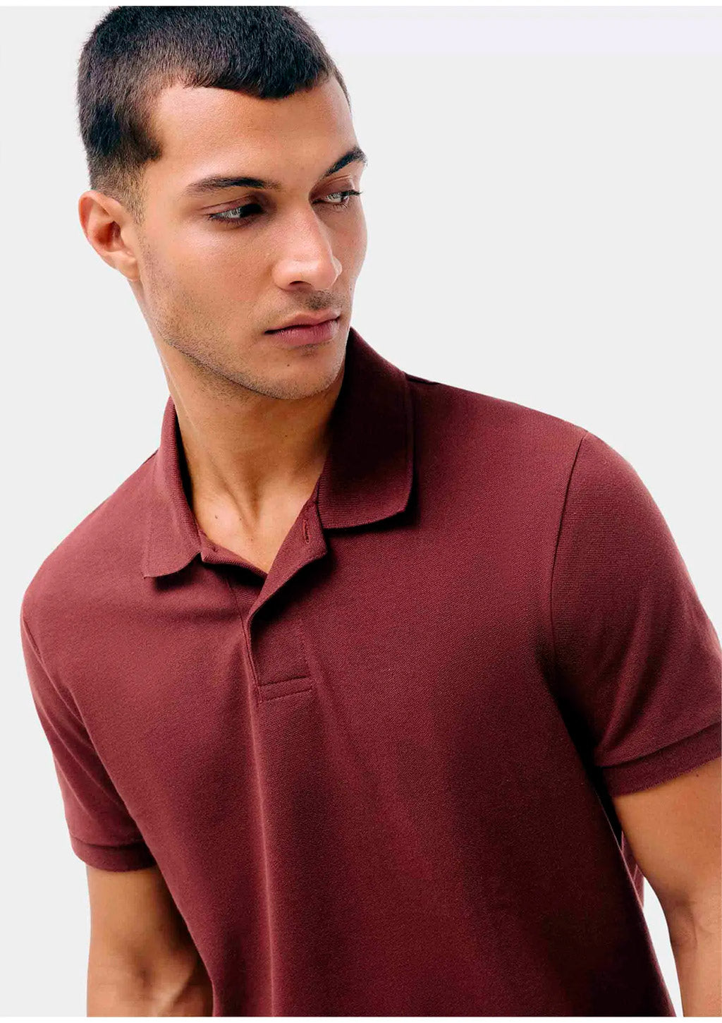Camisa Polo Regular Em Piquet Hering Masculino - Vermelho