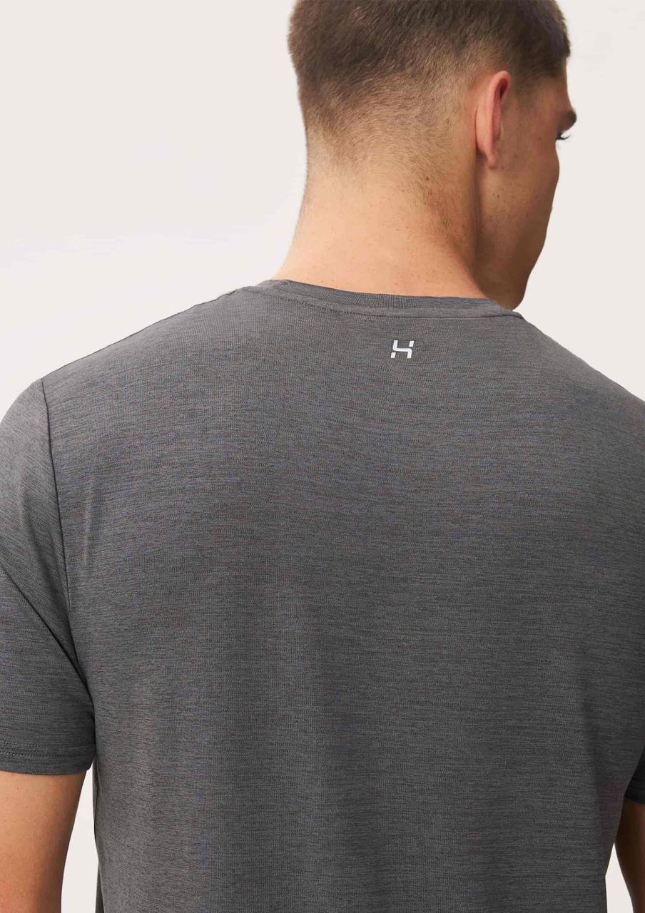 Camiseta Masculina Esportiva Básica Toque Gelado - Cinza