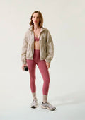 Calça Legging Hering Costuras Contrastantes Feminina - Vinho