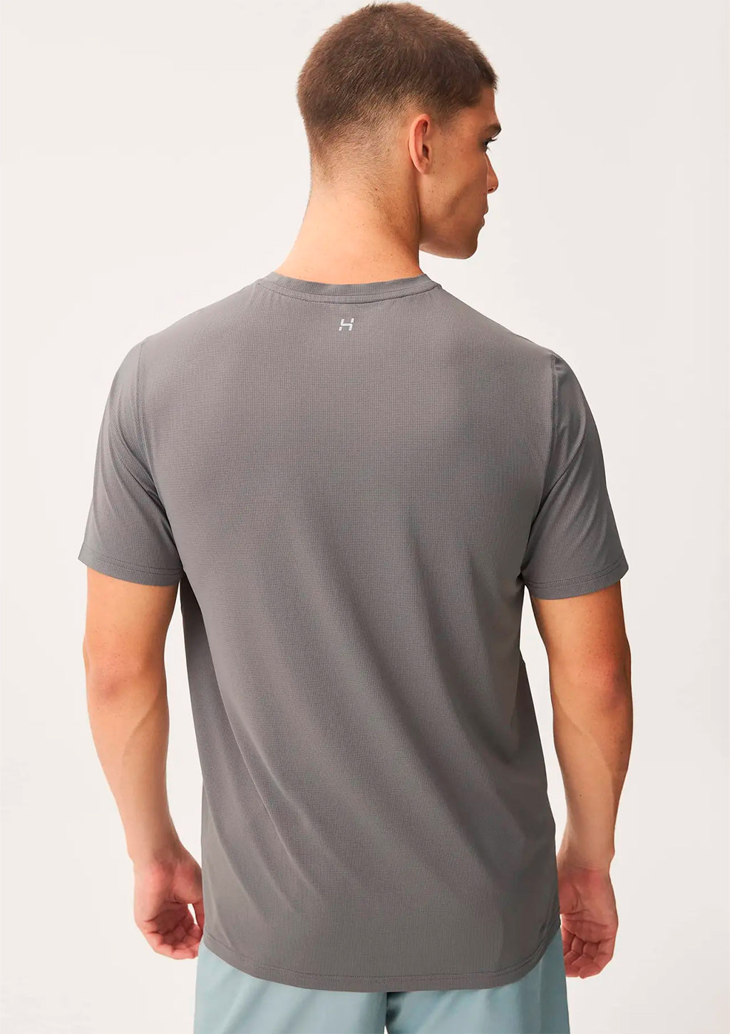 Camiseta Manga Curta Hering HIIT Masculina - Cinza