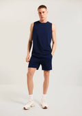 Bermuda Esportiva Hering Easy Care Básica Masculina - Azul