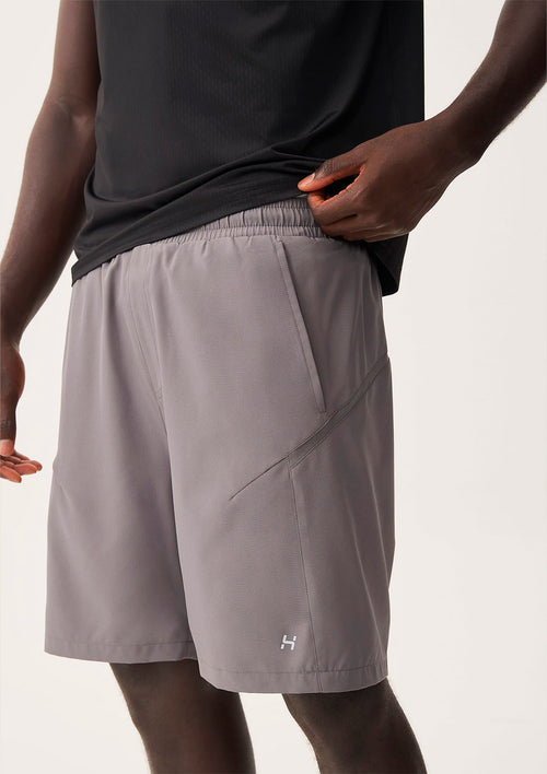 Bermuda Esportiva Com Recorte Hering Masculina - Cinza