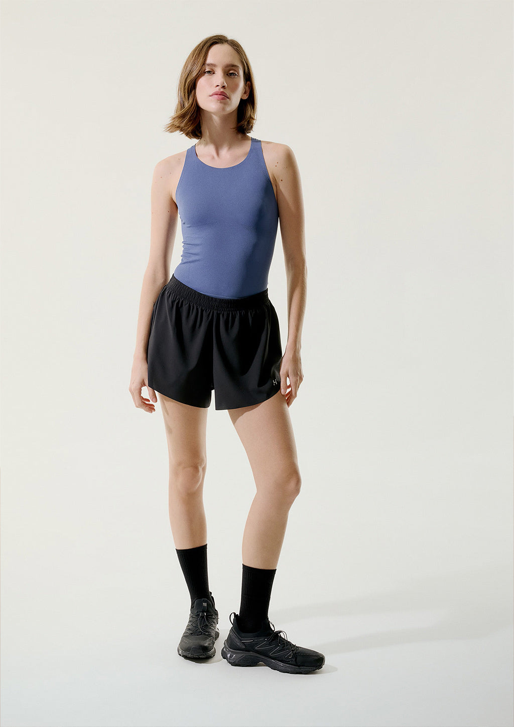 Regata Esportiva Sem Costura Hering Feminino - Azul