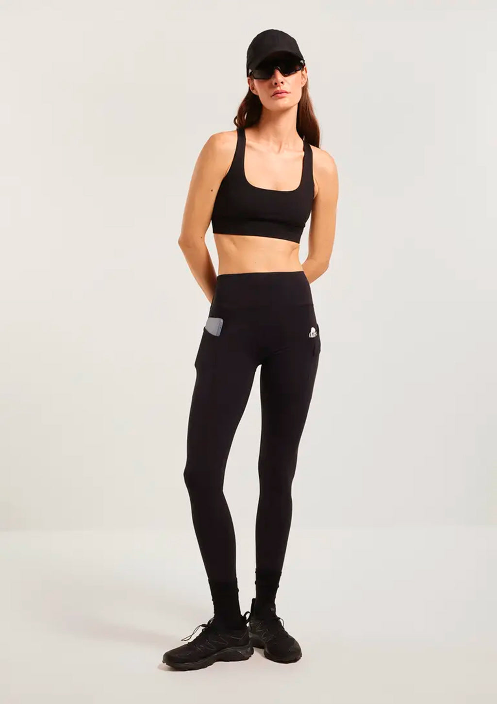 Calça Legging Esportiva Hering Corte À Laser Feminina - Preto