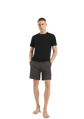 Bermuda Esportiva Mescla Masculina Hering - Preto