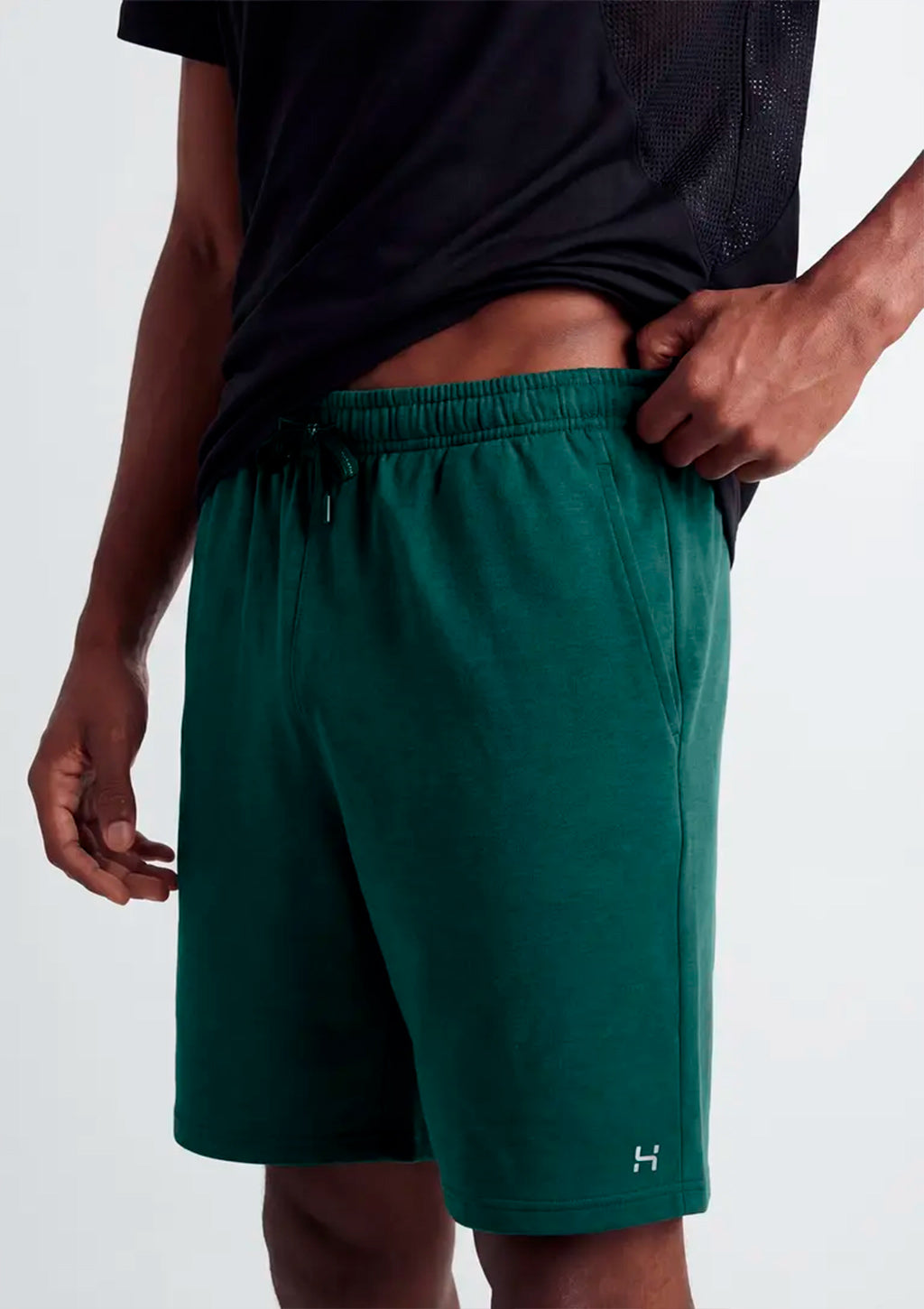 Bermuda Esportiva Mescla Hering Masculina - Verde
