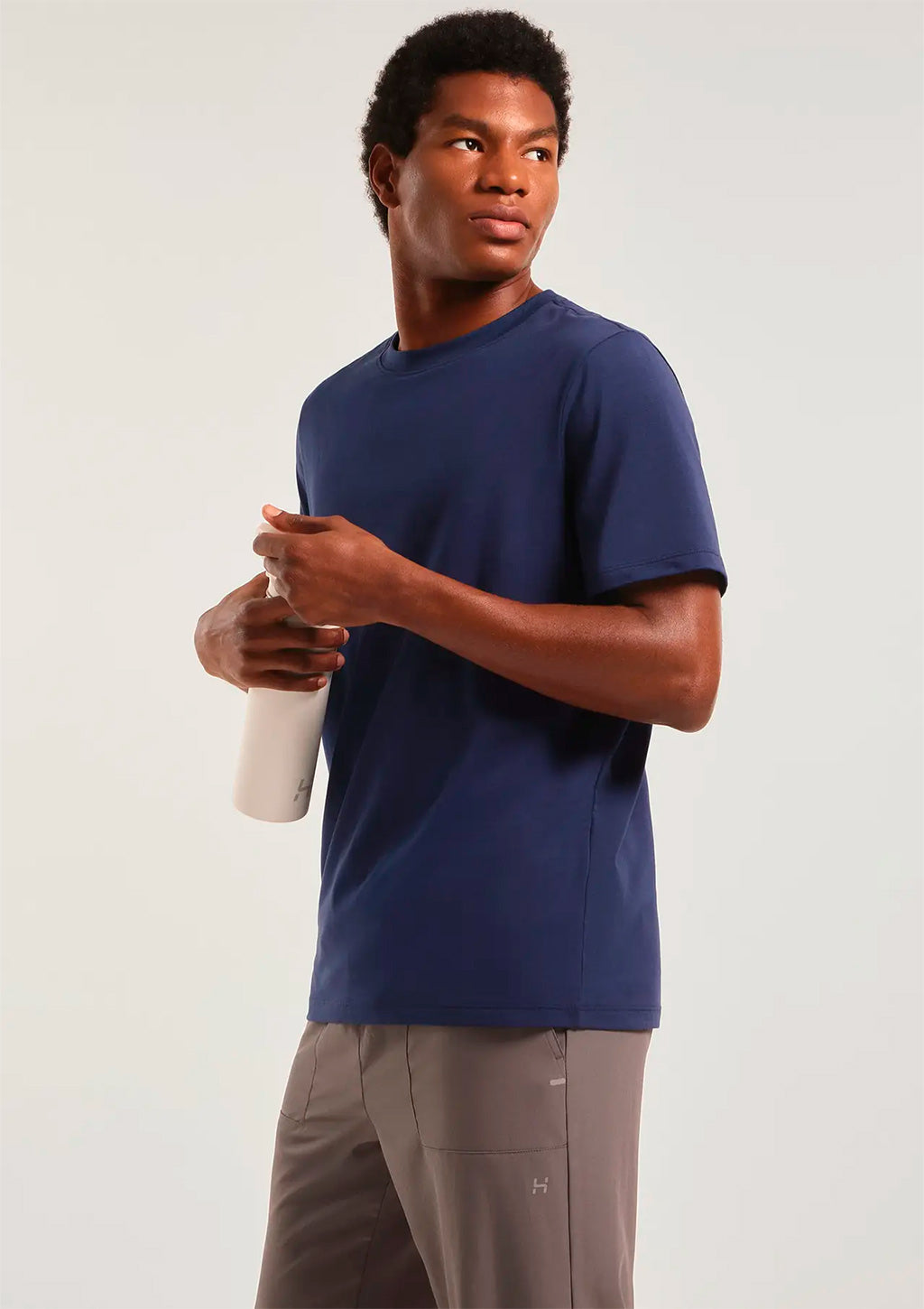 Camiseta Manga Curta Esportiva Hering Ultra Masculina - Azul