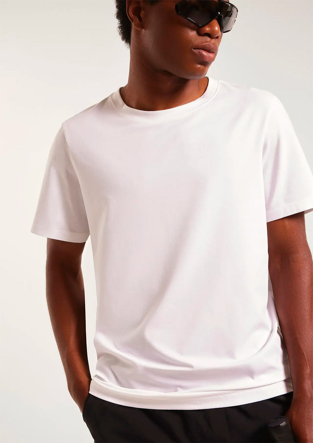 Camiseta Manga Curta Esportiva Hering Ultra Masculina - Branco