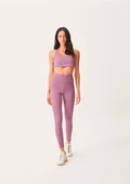 Calça Legging Esportiva Hering Com Fio Lycra Feminina - Rosa