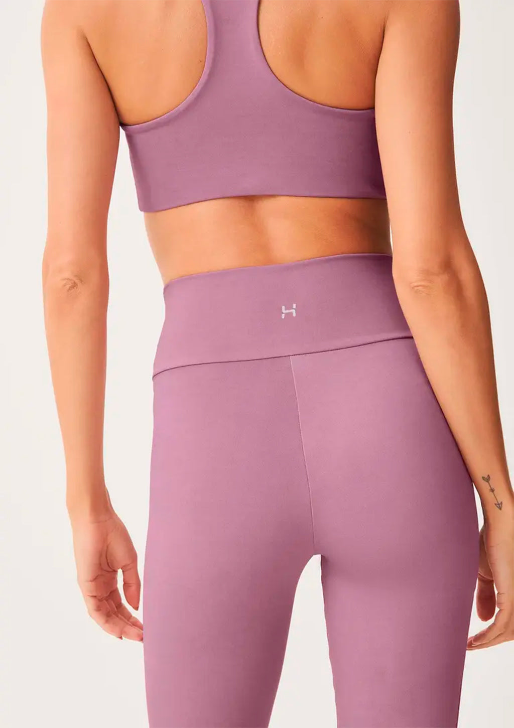 Calça Legging Esportiva Hering Com Fio Lycra Feminina - Rosa