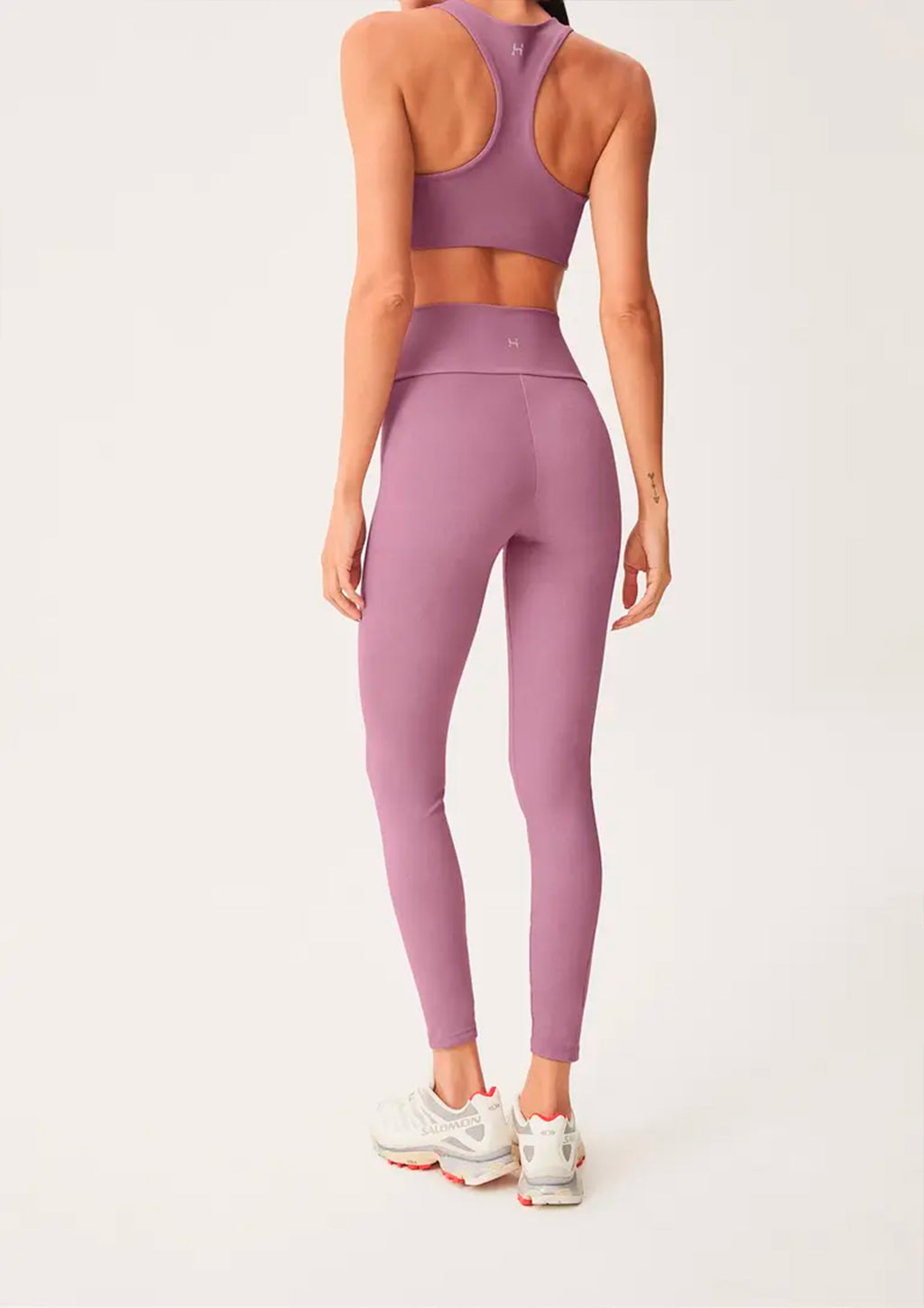 Calça Legging Esportiva Hering Com Fio Lycra Feminina - Rosa