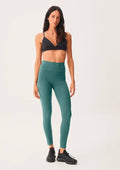 Calça Legging Esportiva Hering Com Fio Lycra Feminina - Verde