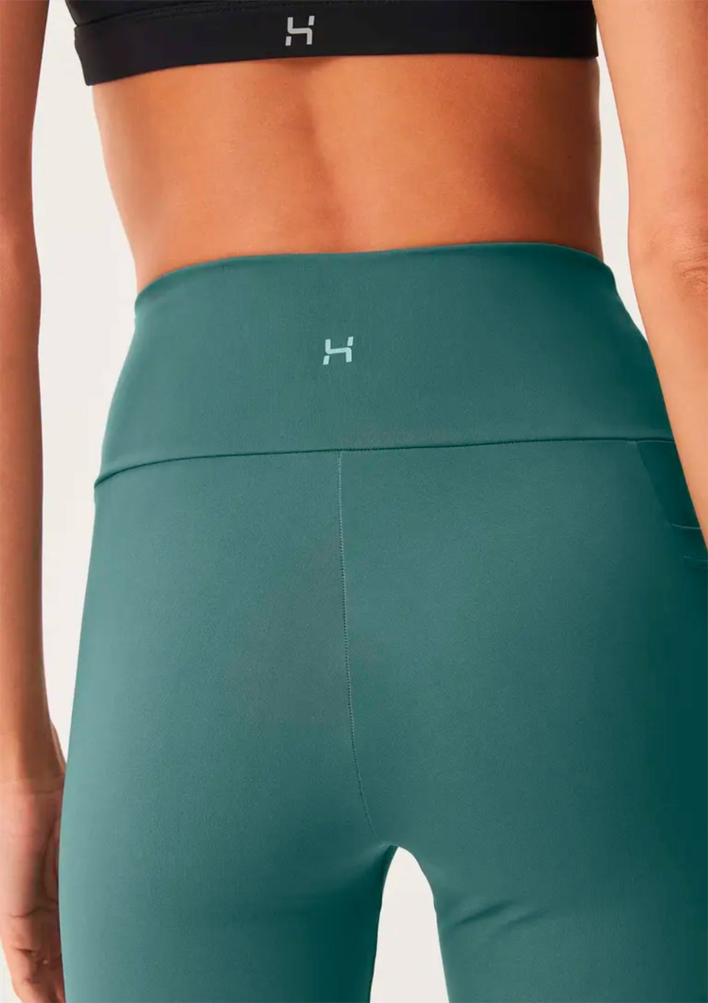 Calça Legging Esportiva Hering Com Fio Lycra Feminina - Verde