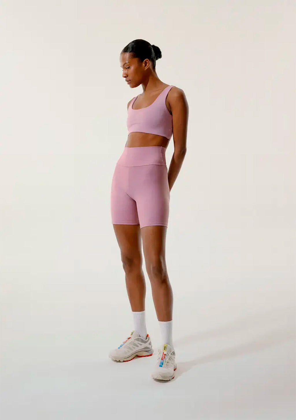 Top Esportivo Hering Com Fio Lycra Feminino - Rosa