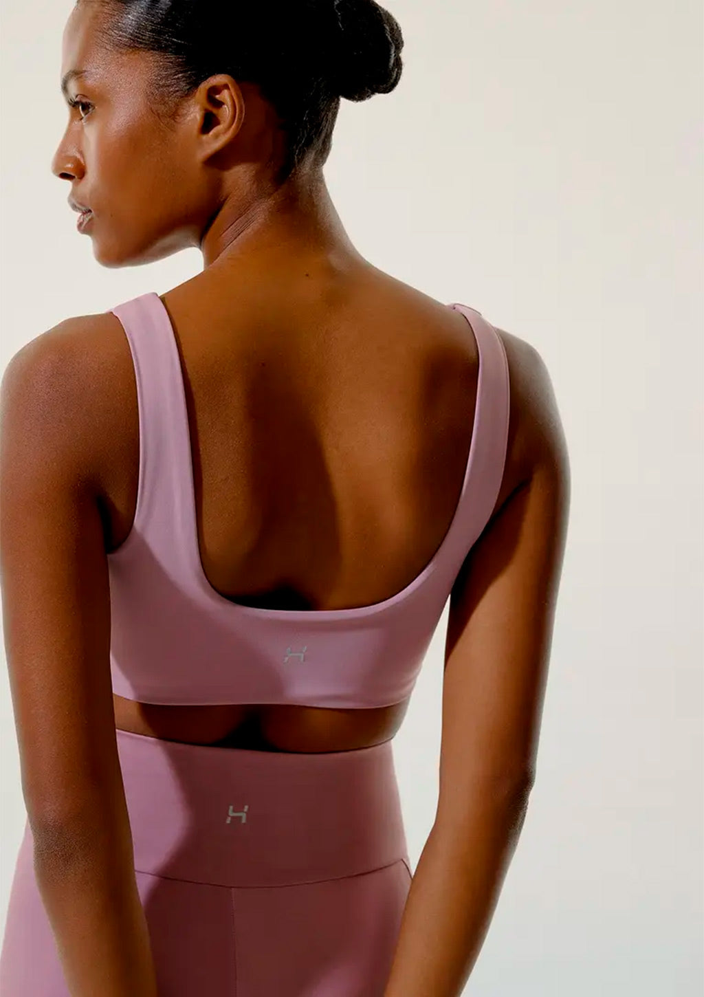 Top Esportivo Hering Com Fio Lycra Feminino - Rosa