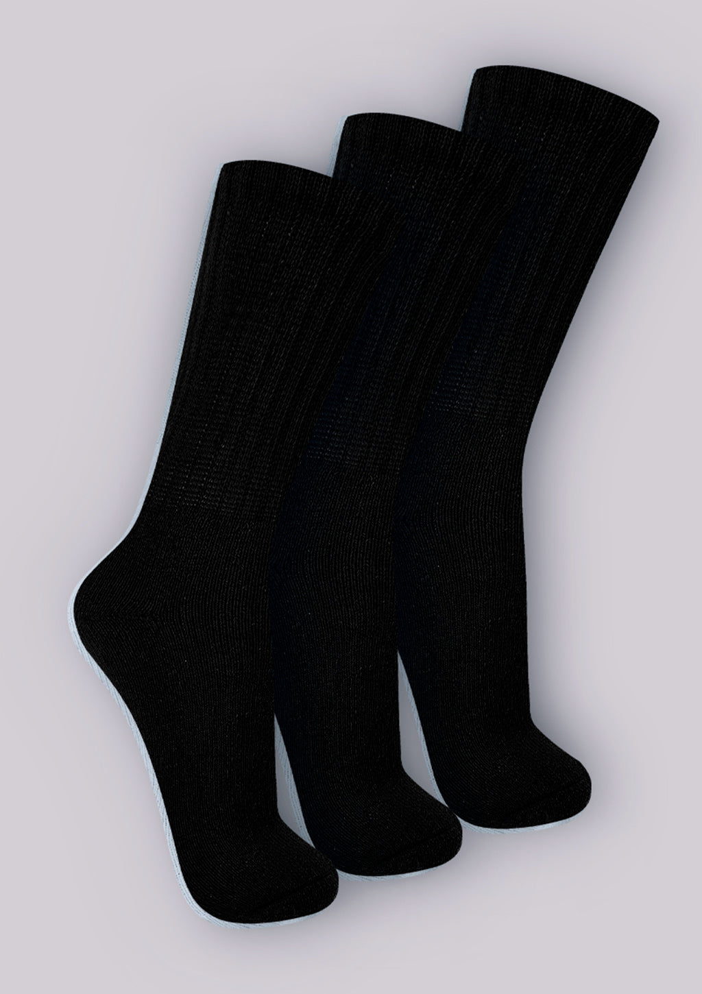 Kit 3 Pares De Meia Trifil Cano Longo Unissex