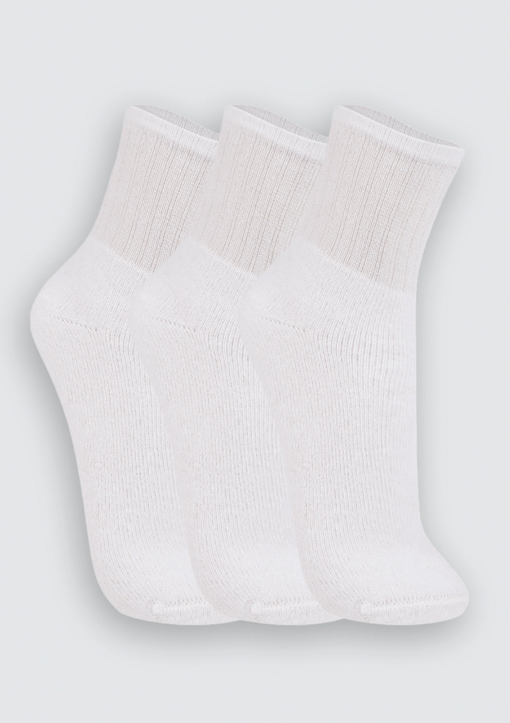 Kit 3 Pares De Meias Trifil Esportiva Atoalhada Unissex