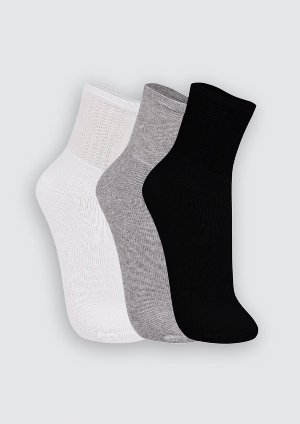 Kit 3 Pares De Meias Trifil Esportiva Atoalhada Unissex