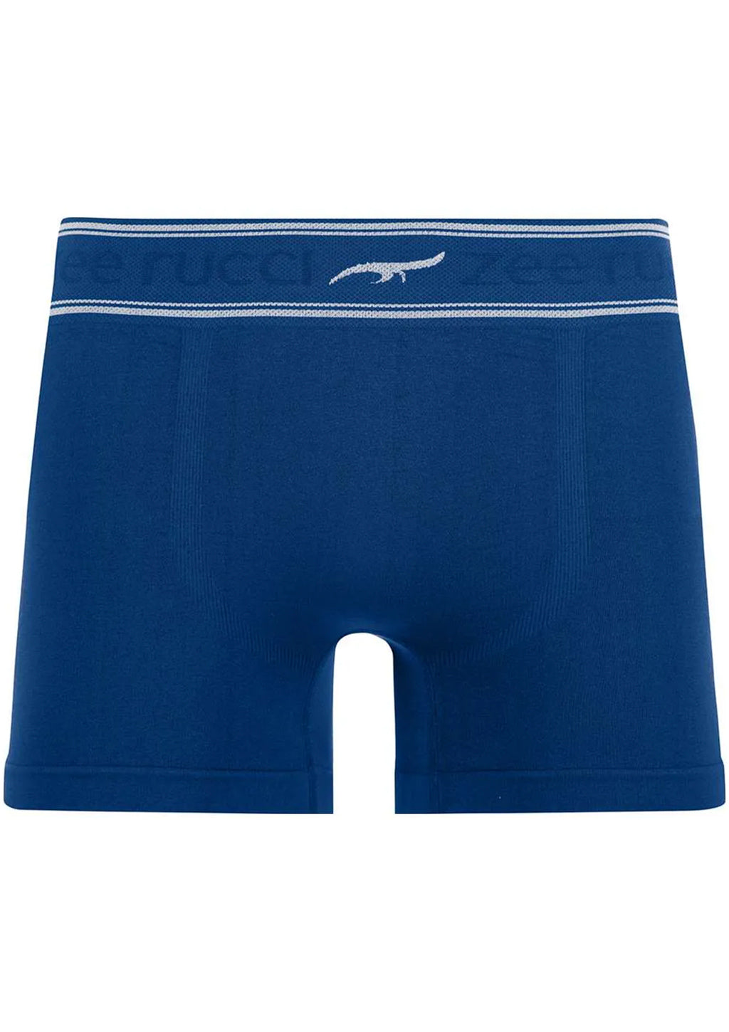 Cueca Boxer Sem Costura Com Cós Listrado Zee Rucci Masculino - Azul Cobalto