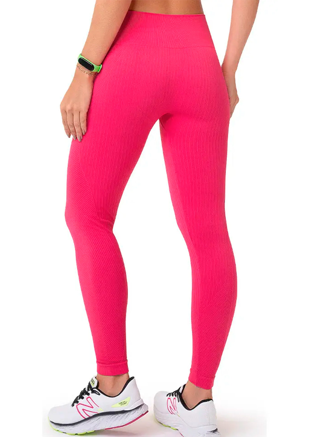 Legging Fitness Sem Costura Zee Rucci Feminino - Pitaya