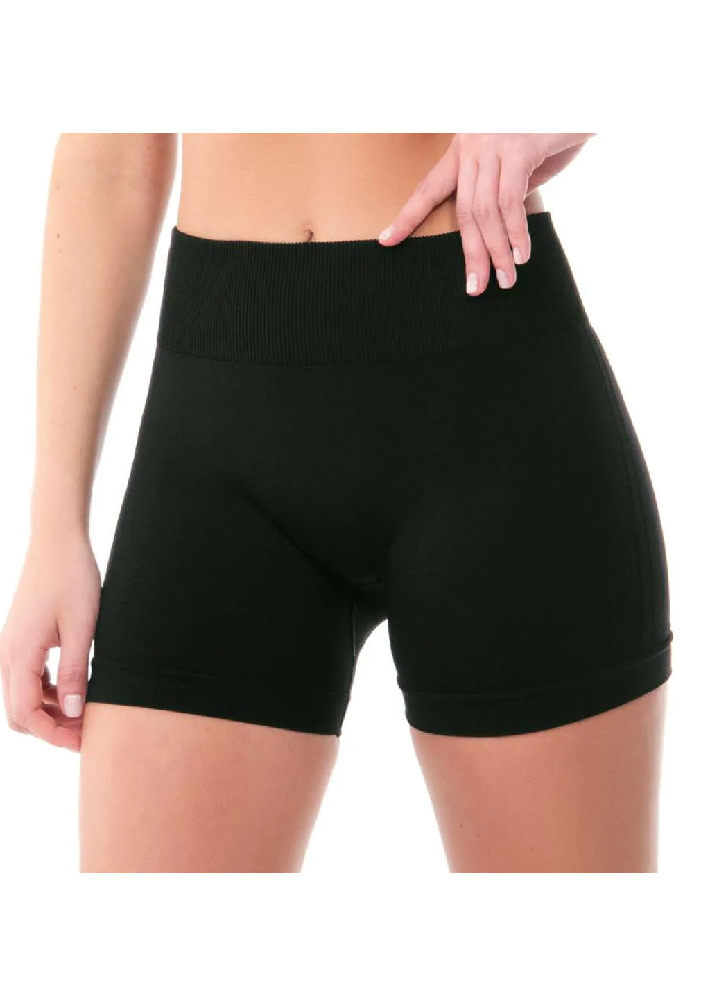 Shorts Fitness Jacquard Zee Rucci Feminino - Preto