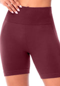 Bermuda Fitness Sem Costura Zee Rucci Feminino - Vinho